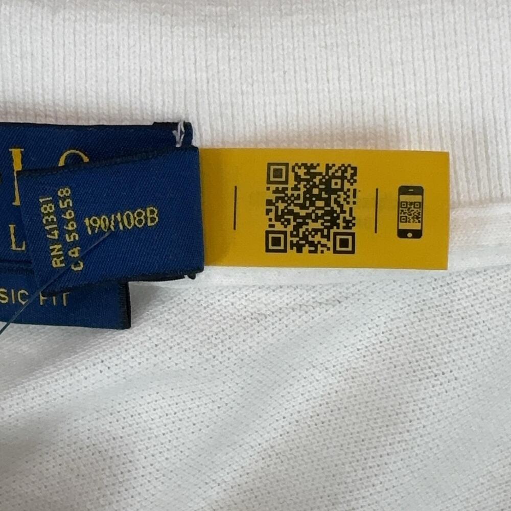 PRL Côte d'Azur Graphic Polo Shirt 2XL White Classic Fit Polo Ralph Lauren - Picture 10 of 13